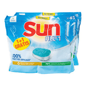 Vaatwastabletten all-in-one, 2-pack