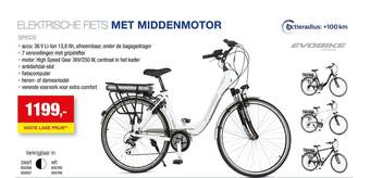 Hubo Elektrische Fiets Met Middenmotor aanbieding