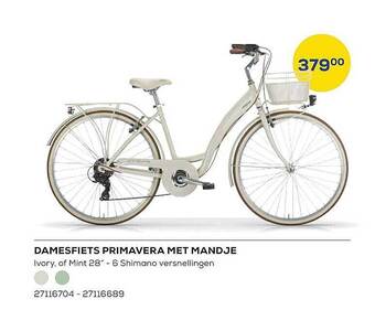 Supra Bazar Damesfiets Primavera Met Mandje aanbieding