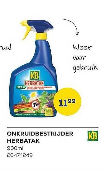 Supra Bazar Onkruidbestrijder Herbatak aanbieding