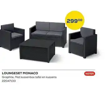 Supra Bazar Loungeset Monaco aanbieding