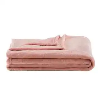 Plaid Renee - roze - 130x170 cm - Leen Bakker