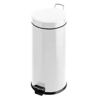 Leen Bakker V-part pedaalemmer Classic - wit - 30l - Leen Bakker aanbieding