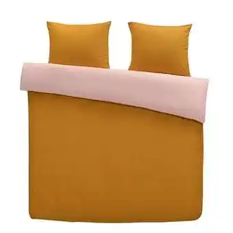 At Home by Beddinghouse dekbedovertrek Gentle - bruin/roze - 200x200/220 cm - Leen Bakker