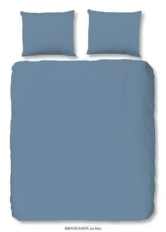 Dekbedovertrek 240x220 HIP katoen-satijn ice blauw