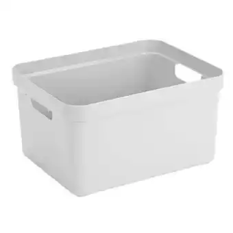 Leen Bakker Sigma home box 32 liter - wit - 24,3x35,4x45,3 cm - Leen Bakker aanbieding