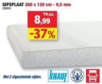 Hubo Gipsplaat aanbieding