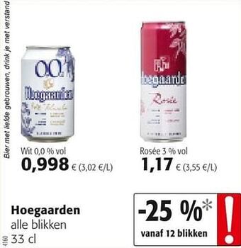 Colruyt Hoegaarden alle blikken aanbieding
