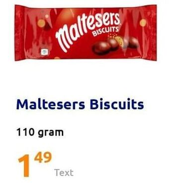 Action Maltesers biscuits aanbieding