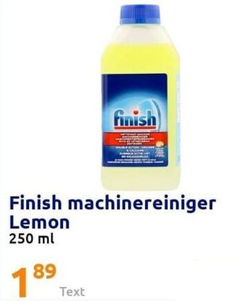 Action Finish machinereiniger lemon aanbieding