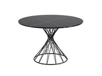 Deba Meubelen Ronde tafel NIUT - Zwart Marmer Zwart aanbieding