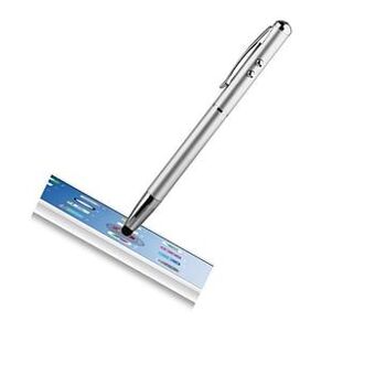AUVA BeHello Stylus Pen met Ingebouwde Laserpointer Zilver aanbieding