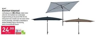 ALDI Aluminium tuinparasol aanbieding