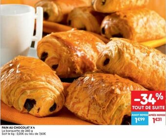 Pain Au Chocolat X4