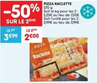Leader Price Pizza Raclette aanbieding