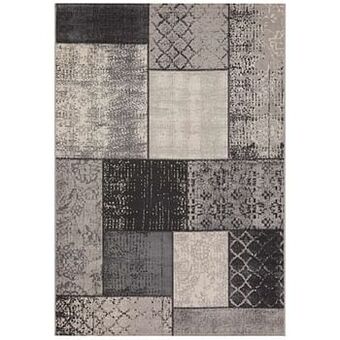 Leen Bakker Tapijt Atalaya - grijs - 160x230 cm - Leen Bakker aanbieding