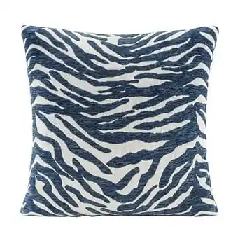 Leen Bakker Sierkussen Kobe - blauw - 45x45 cm - Leen Bakker aanbieding