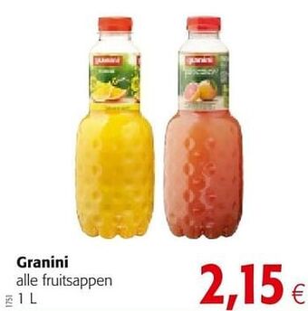 Colruyt Granini alle fruitsappen aanbieding