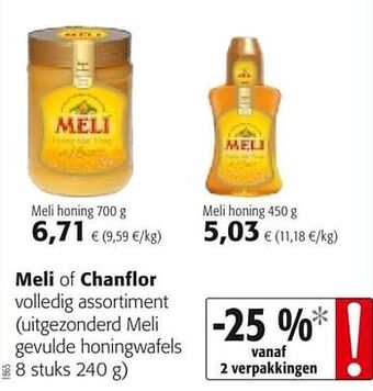 Colruyt Meli honing aanbieding