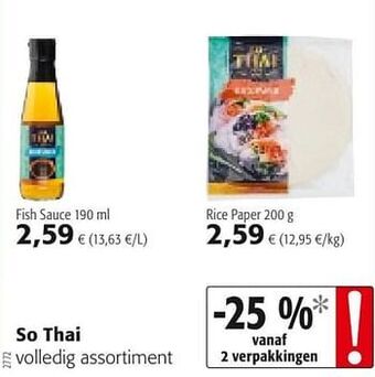 Colruyt So thai volledig assortiment aanbieding