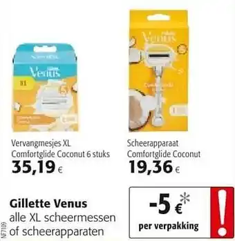 Colruyt Gillette venus alle xl scheermessen of scheerapparaten aanbieding