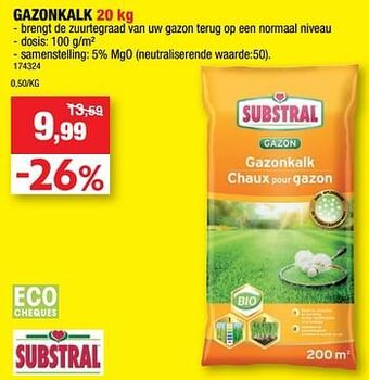 Hubo Gazonkalk aanbieding