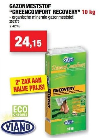 Hubo Gazonmeststof greencomfort recovery aanbieding