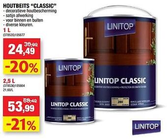 Hubo Houtbeits classic aanbieding