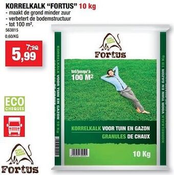 Hubo Korrelkalk fortus aanbieding