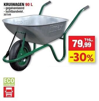 Hubo Kruiwagen aanbieding
