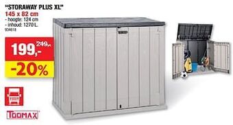 Hubo Storaway plus xl aanbieding
