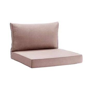 Leen Bakker Le Sud loungekussenset Brest - taupe - 2-delig - 60 cm - Leen Bakker aanbieding