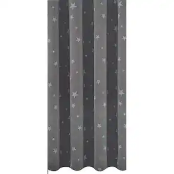 Leen Bakker Gordijnstof Star - grijs - 140 cm - Leen Bakker aanbieding