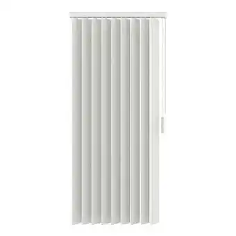 Leen Bakker Verticale lamellen PVC verduisterend 89 mm - gebroken wit - 150x250 cm - Leen Bakker aanbieding