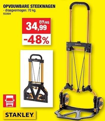 Hubo Opvouwbare steekwagen aanbieding