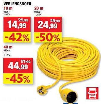 Hubo Verlengsnoer aanbieding