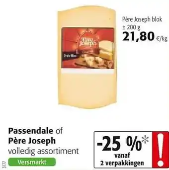 Colruyt Père joseph blok aanbieding