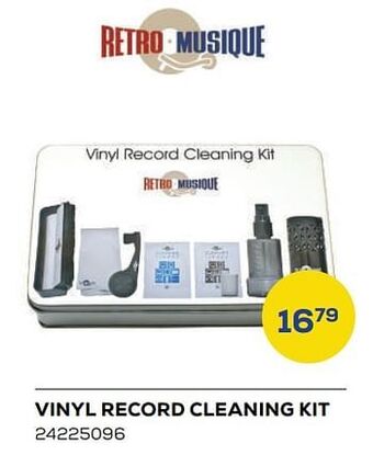 Vinyl record cleaning kit