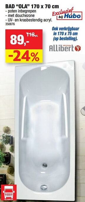 Hubo Bad ola aanbieding