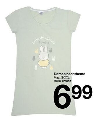 Zeeman Dames nachthemd aanbieding