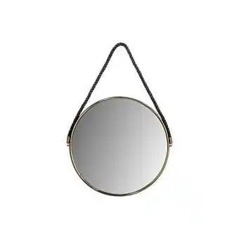 Leen Bakker HSM Collection spiegel Selina - goudkleur/zwart - 60 cm - Leen Bakker aanbieding