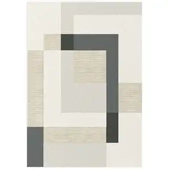 Leen Bakker Tapijt Camargo - crème - 120x170 cm - Leen Bakker aanbieding