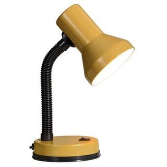 Leen Bakker Bureaulamp Nevada - currygeel - 20x14x16 cm - Leen Bakker aanbieding