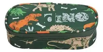 Dreamland Kangourou Pennenzak ovaal Dino groen aanbieding