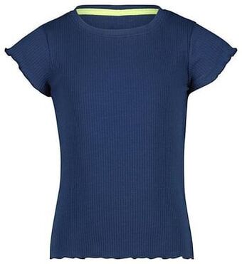 HEMA HEMA Kinder T-shirt Rib Donkerblauw (donkerblauw) aanbieding