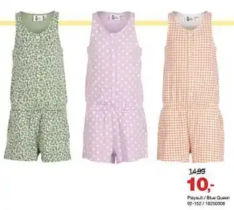 Playsuit - blue queen