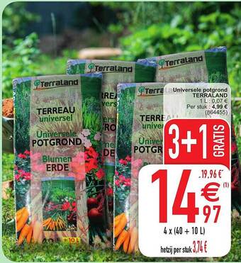 Cora Universele Potgrond Terraland aanbieding