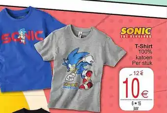 Cora Sonic T-shirt 100% Katoen aanbieding