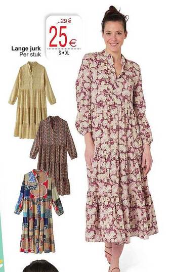 Cora Lange Jurk aanbieding