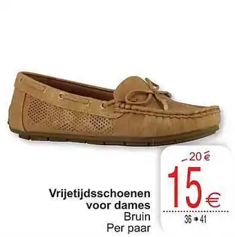 Cora Vrijetijdsschoenen Voor Dames Bruin Per Paar aanbieding